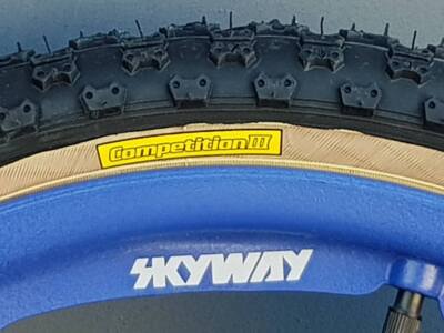 4 x Skyway BMX AUFKLEBER Aufkleber Bike Radfahren bedruckt Radmagazine Felgengrößen Farben
