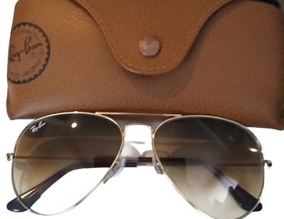 Ray-Ban Aviator sunglasses Authentic New W/ Case *Made In  display picture 2