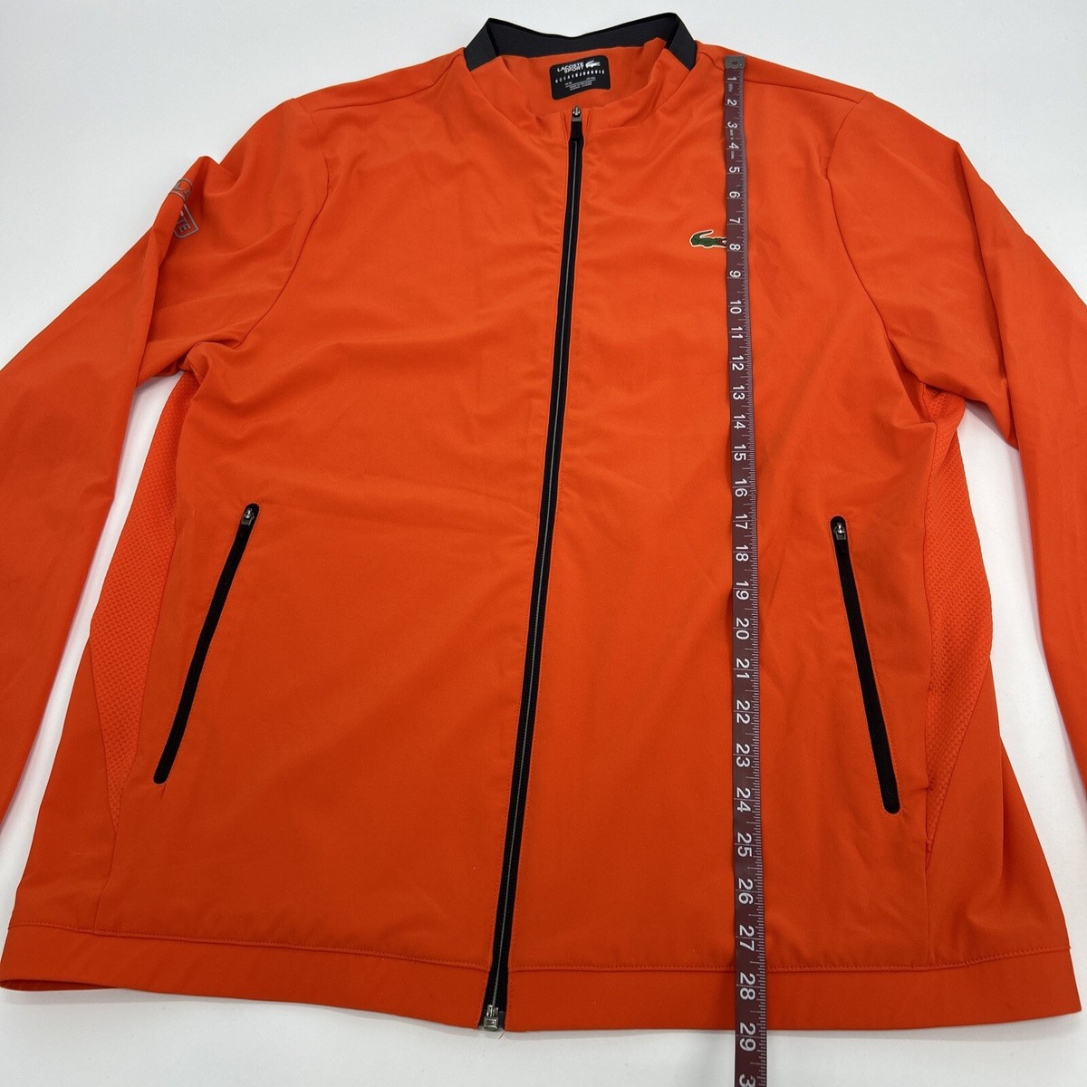 Lacoste Sport x Novak Djokovic Jacket Women 56 US XXL Orange