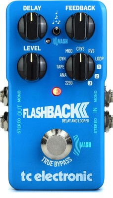 TC Electronic Flashback 2 Delay and Looper Pedal (3-pack) Bundle