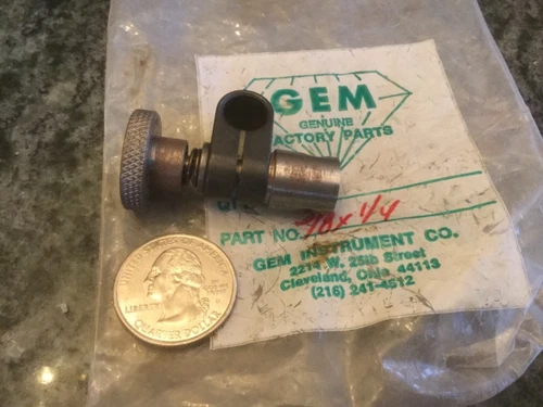 gem indicator cleveland ohio rod holder swivel holds a 3/8 x 1/4 inch stems