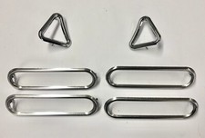 Decorazioni Cromate Lamiera Anteriore HF Fanalone Set 6 Pezzi per Lancia Fulvia