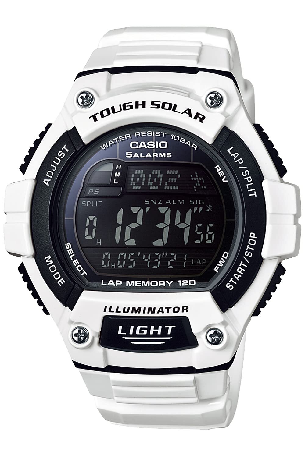 CASIO Collection W-S220C-7BJH Men's Watch White blister pack Resin Band NEW