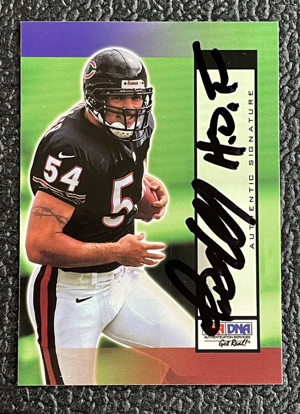 Brian Urlacher Autographed Signed 2000 COLLECTORS EDGE PSA DNA ROOKIE CARDBEARS HOF 