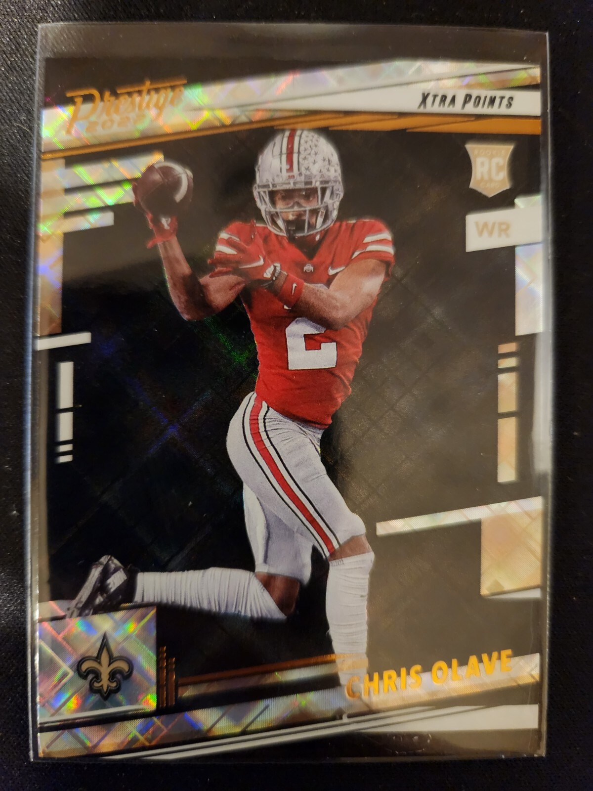 2022 Panini Prestige Diamond Xtra Points Chris Olave Rookie RC Saints #310!  L2