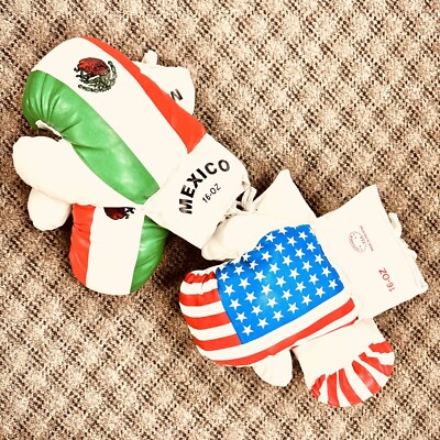 Paio Guanti Boxe Pelle Sintetica (8-10-12 Once - Foto 8