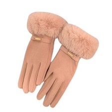 Touch Screen Warm Gloves Winter Women Fleece-lined Thickened