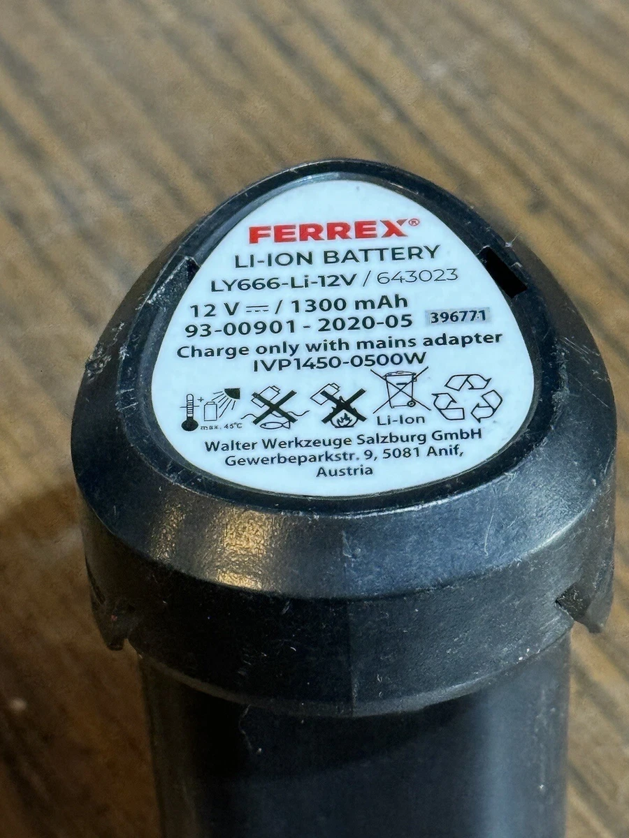 Ferrex 12v battery clearance