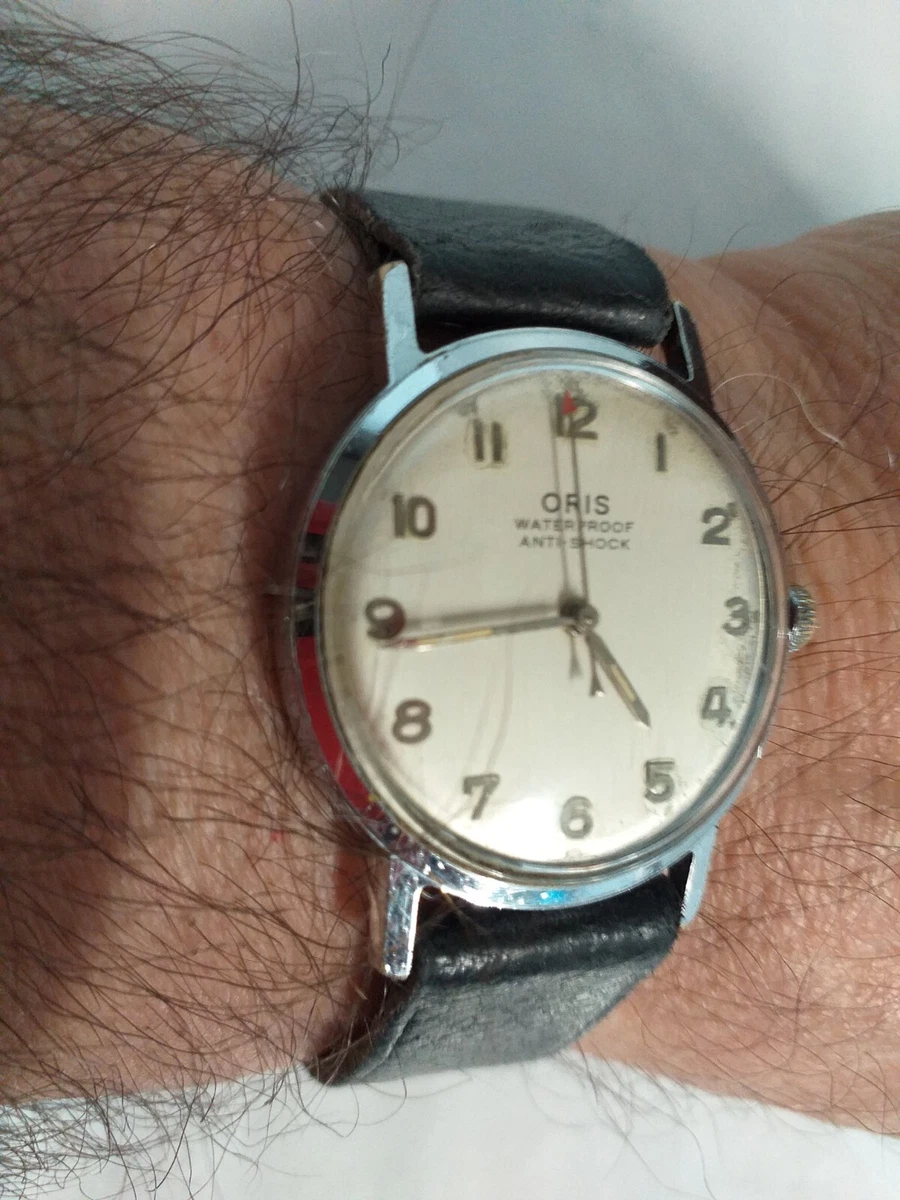 Vintage Oris 7 Jewel Mens Manual Watch 652 KIF Movement Decent