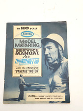 Aurora Model Motoring Service Manual For Thunder Jet 500 HO Scale Gauge