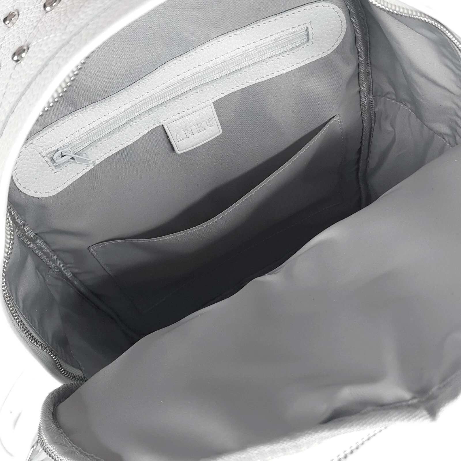 COACH Zaino donna fatto a mano in VERA pelle ciottolata bianco borsa laidies