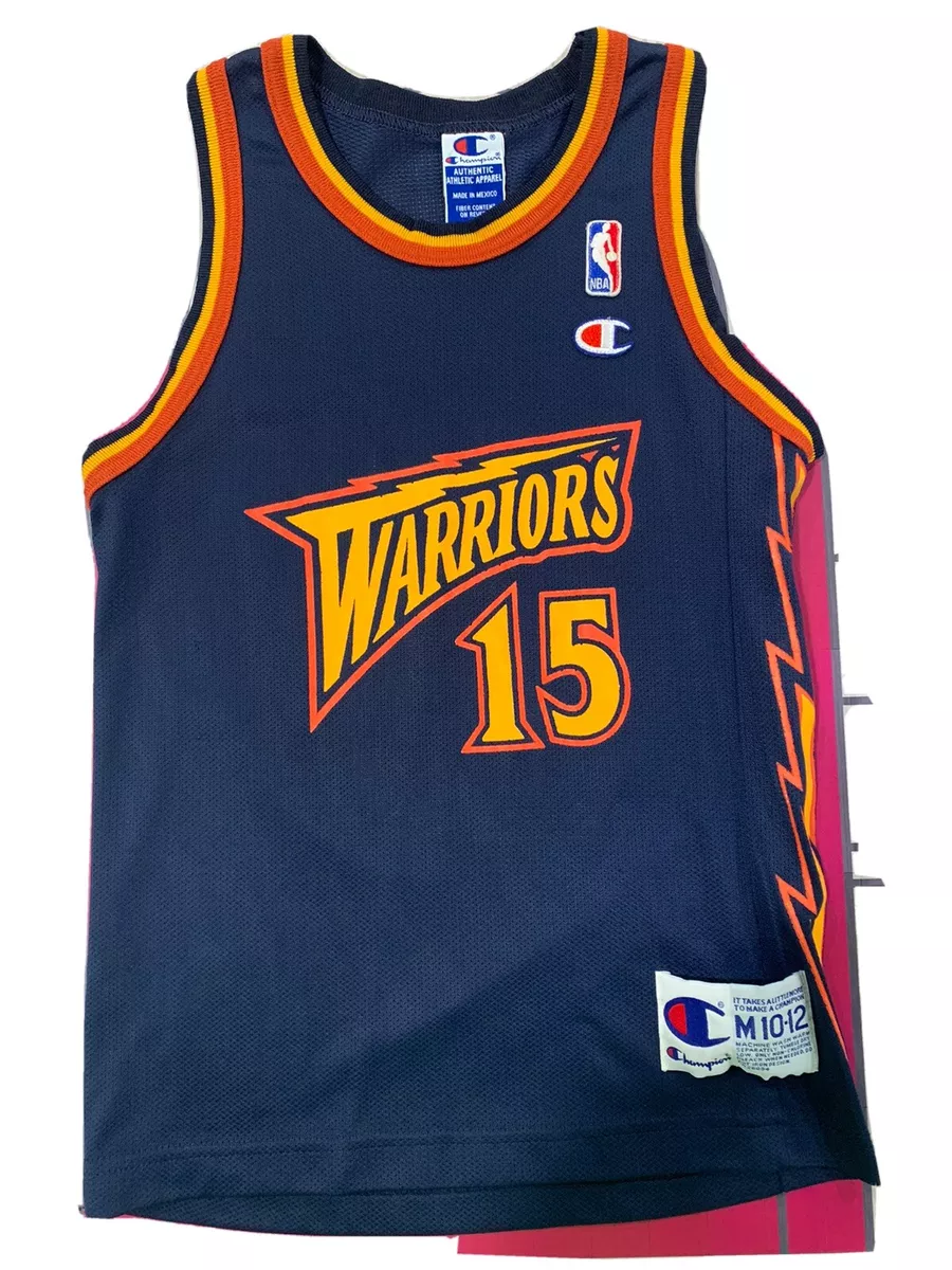 Rare Latrell Sprewell Warriors Champion Jersey Youth Medium