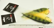 Fulling Mill Dougies Baitfish Yellow 4/0 Fish Fly Fishing Lure Lot of 2 RH9
