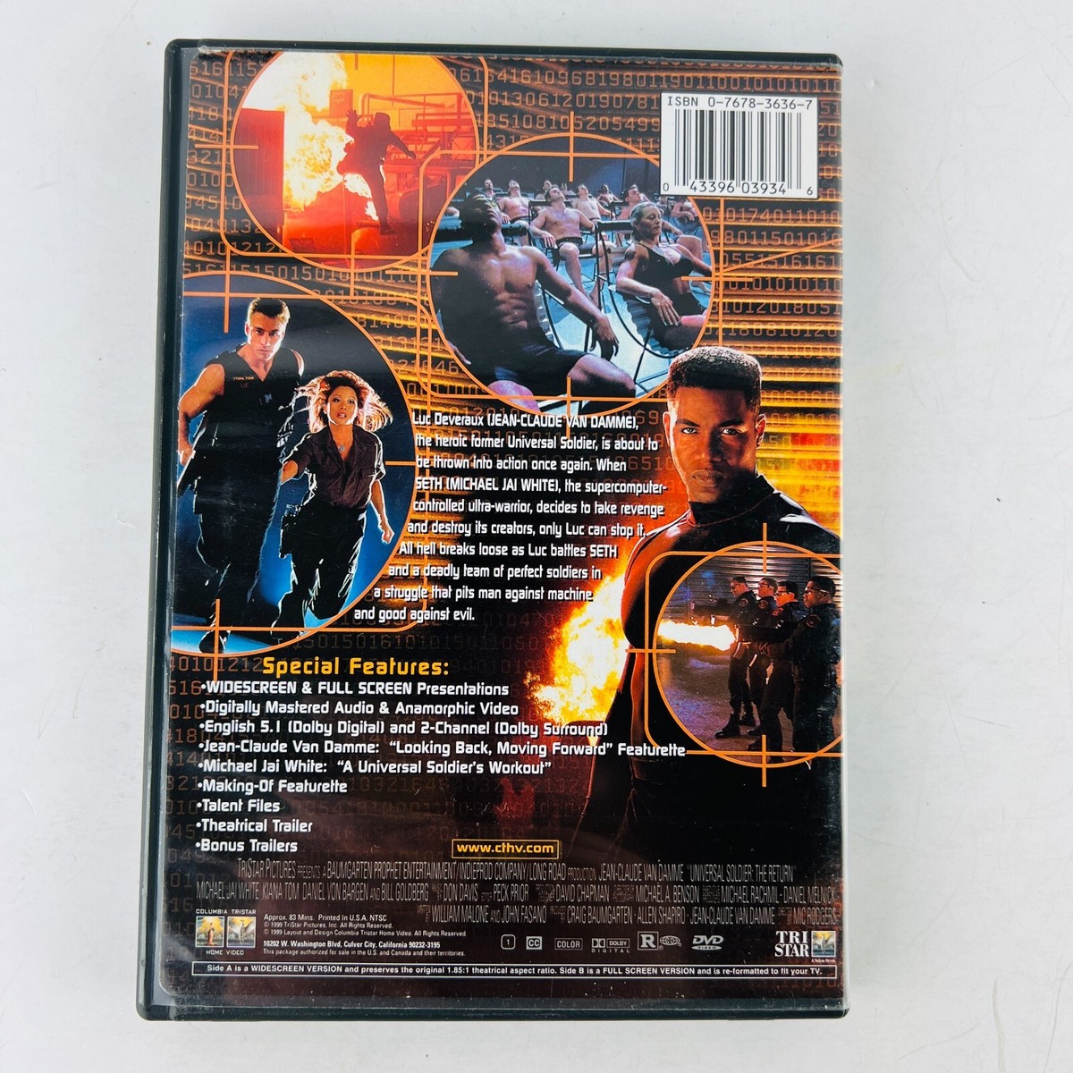 Universal Soldier - The Return DVD Jean-Claude Van Damme, Bill