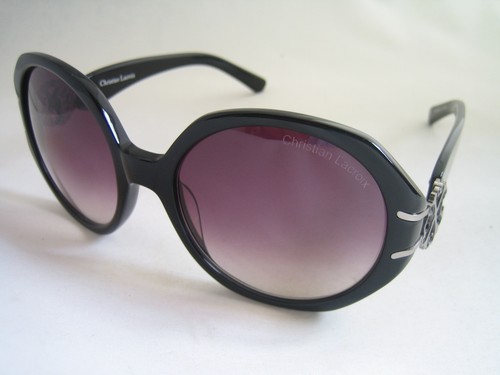 CHRISTIAN LACROIX SUNGLASSES LUNETTES CL5034 001 BLACK GUNMETAL BNWT GENUINE - 第 1/10 張圖片
