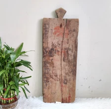 19c Antique Wooden Script Slate Manuscript Agreement Board Collectible Old WN396