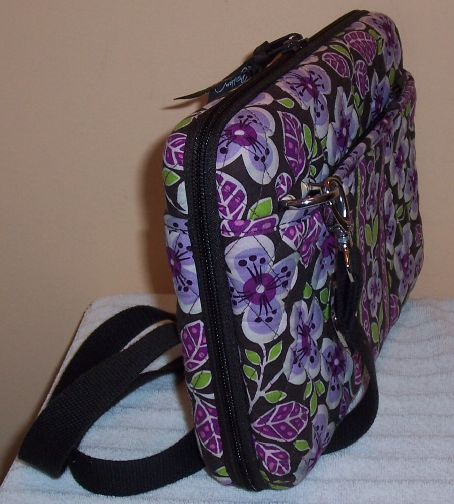 Vera Bradley Hard Shell Laptop Computer Case Purp… - image 6