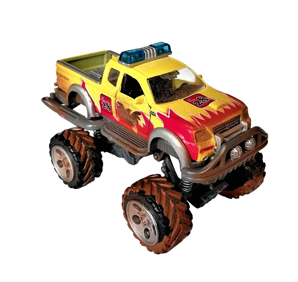 Dickie Toys Fire Eagle 14 cm Rally Monster Truck Diecast Pull Back & Go Foto 2 de 4