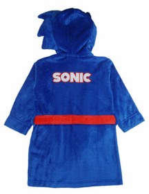 Sonic The Hedgehog Boys Blue Costume Plush Robe Size 4/5 6/7 8 10/12