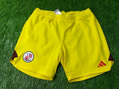 CRAWLEY TOWN 2023/2024 FOOTBALL SOCCER SHORTS GOALKEEPER ADIDAS ORIGINAL SIZE XL