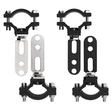 2pcs 18-29mm / 0.71-1.14 inch Motorcycle Light Bar Mounting Bracket Clamp Holder
