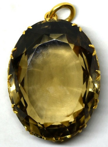 Huge Citrine Pendant | eBay