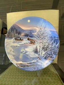 1991 Collector Plate Jingle Bells The Spirit Of Christmas W L George Fine China