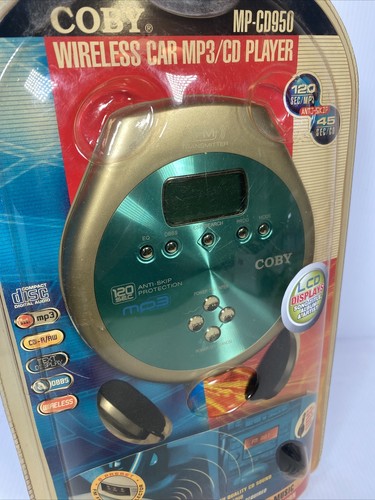 Coby MP-CD950 Wireless Car MP3/CD Player with Headphones NEW - Picture 6 of 6