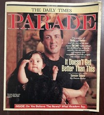 PARADE Magazine The Sun July 6, 1997 Sylvester Stallone Sarah Michelle Gellar