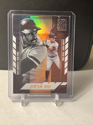 2022 Panini Capstone Deja Vu insert #DV-10 DAVE WINFIELD AARON JUDGE NY Yankees