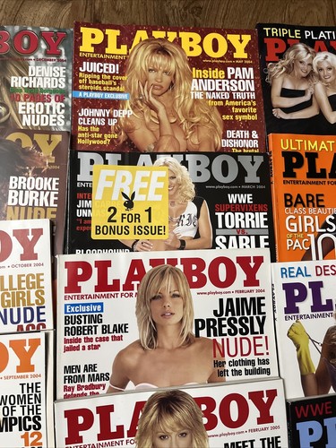 Lot Of 24 Playboy 2004-2006 Various Adult Magazines Collectible - Picture 3 of 12