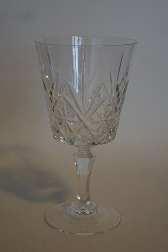 Cristal d'Arques CHANTILLY TAILLE BEAUGENCY Large Wine or Water Goblet