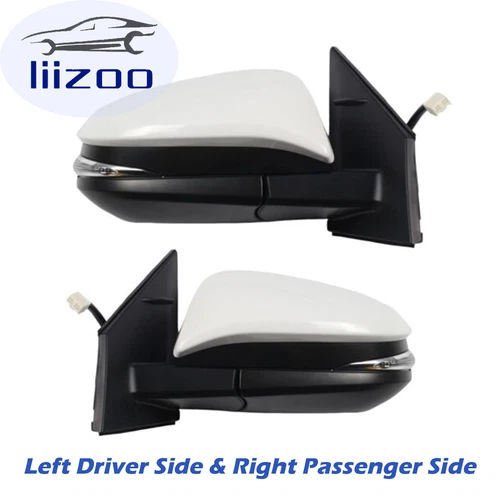 Left & Right Side Mirror for Toyota RAV4 2013-2015 Power Heated Turn Lamp BSM