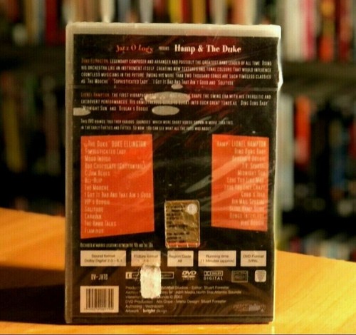 Jazz-o-logy Hamp and the Duke DVD NUOVO Lionel Hampton and Duke Hellington Live - Foto 2 di 2
