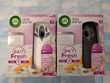 LOT (2) AIR WICK FRESHMATIC SUMMER DELIGHTS STARTER KIT AUTOMATIC SPRAY
