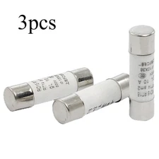 3pcs 500V gL 10A Cylindrical Ceramic Fuse Fuses RT18 RT14 10x38mm
