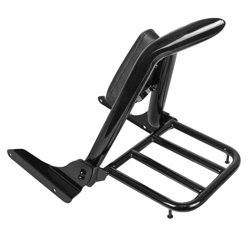 Detachable Sissy Bar Rear Backrest w/ Luggage Rack For 99-08 Honda Shadow VLX600 - Изображение 4 из 4