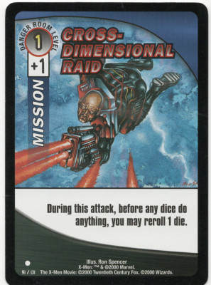 2000 The X-Men Movie Trading Card - #91 Cross-dimensional Raid