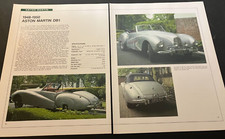 1948-1950 Aston Martin DB1 - Vintage Automotive Spec-Sheet Art Print Wall Art