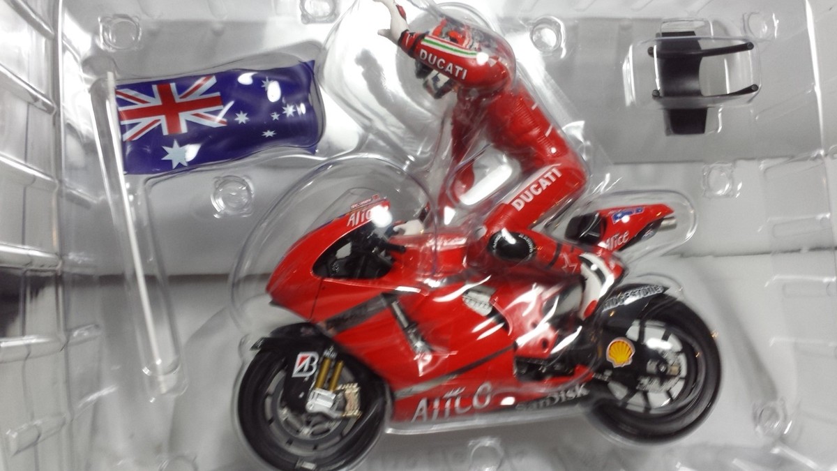Casey Stoner. Ducati Desmosedici MOTOGP 2007 Australia. Minichamps