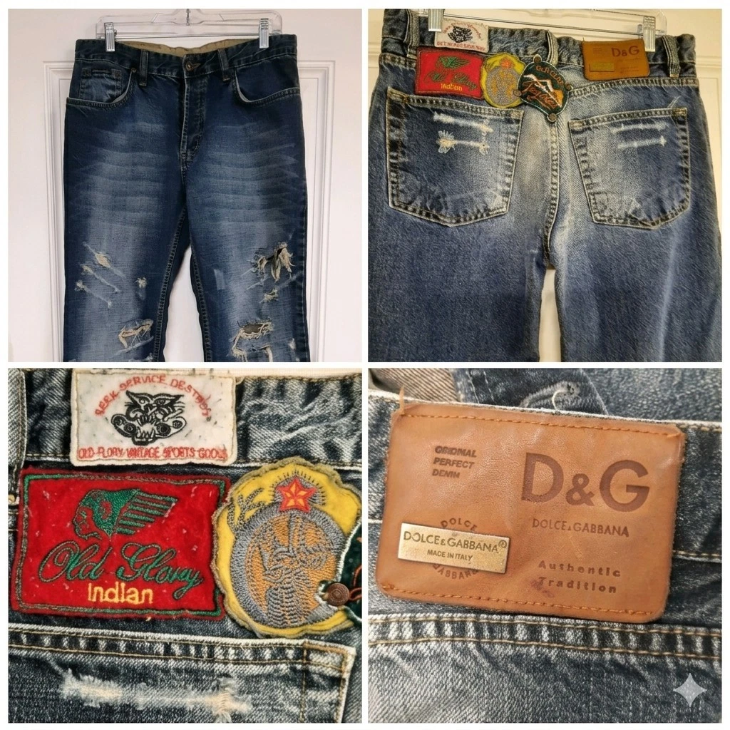 パンツ DOLCE&GABBANA Dolce&Gabbana Regular 33 Size Jeans for Men for sale | eBay