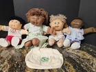 Lot Of 4 Vintage Cabbage Patch Dolls With CPK Clothes And 1985 Box