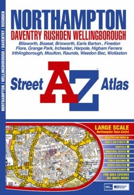Northampton & Wellingborough Street Atlas by Geographers A-Z Map Compa Paperback