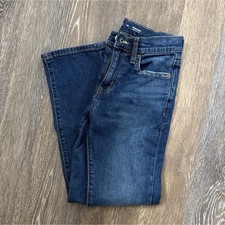 Old Navy Boys Straight Jeans Size 10 Blue Denim Built-In Flex Cotton