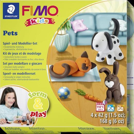 FIMO Kids Form & Play Clay Modelling Set - Pets