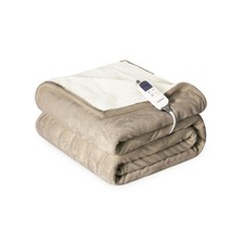 Heat Blanket 50 x60 Throw,Soft Flannel Sherpa Reversible Electri.