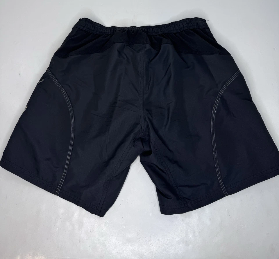 Pantalones Cortos de Ciclismo Bontrager Talla Mediana Asiento Acolchado Negro Satélite Bolsillo con Cremallera Foto 3 de 4