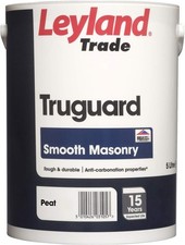 Leyland Trade Truguard Smooth Masonry Paint - Peat 5L
