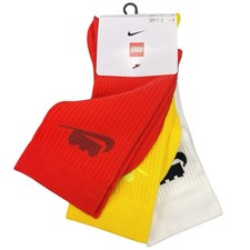 Nike x LEGO Collection Everyday Essentials Crew Socks Size L 3-Pack HV9635-900
