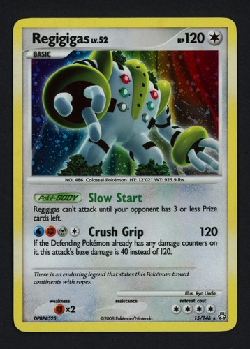 Regigigas 15/146 Legends Awakened Holo Rare Pokemon TCG